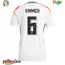 Camiseta Alemania Joshua Kimmich #6 Primera Equipación para mujer Eurocopa 2024 manga corta
